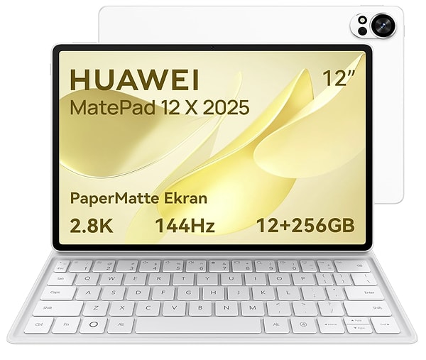 HUAWEI MatePad 12 X (2025), yaratıcılığını ve üretkenliğini bir üst seviyeye taşıyacak modern bir tablet arıyorsan tam senlik bir seçenek.