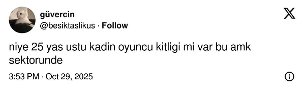 Dizi ve filmlerde aynı isimleri izlememiz ve son zamanlarda hep kadın oyuncuların daha küçük olmasına dair yorum yağdı. 👇