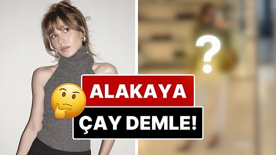 Gri Ev Eşofmanıyla Topuklu Ayakkabılarını Birlikte Kombinleyen Duygu Özaslan'ın Kafa Karışıklığı Dikkat Çekti