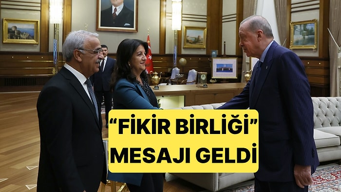 DEM Parti Heyeti, Cumhurbaşkanı Erdoğan'ı Ziyaretinin Ardından Açıklama Yayınladı