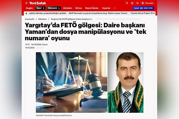 Her şey Yeni Şafak'ın haberiyle başladı.