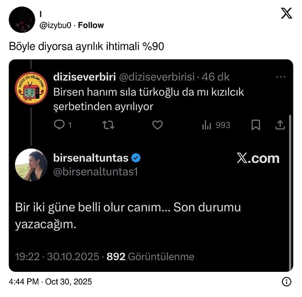 Birsen Altuntaş ise konuya dair aşağıdaki yorumu yaptı. 👇