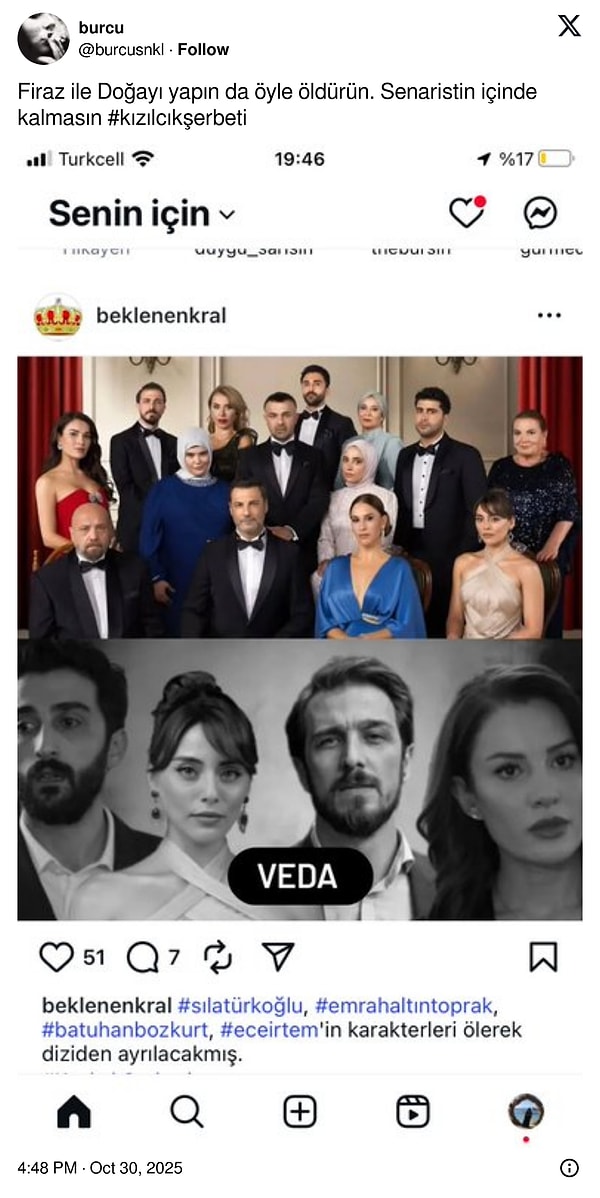 Sezonun ilk bölümünde yaşanan yasak aşk unutulmadı 👇