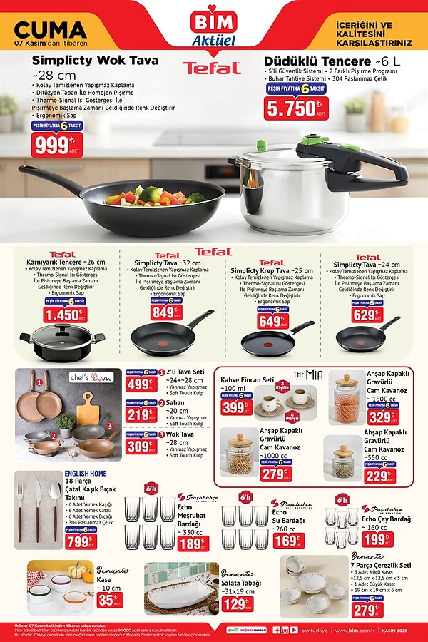 Tefal Simplicty Wok Tava 999 TL