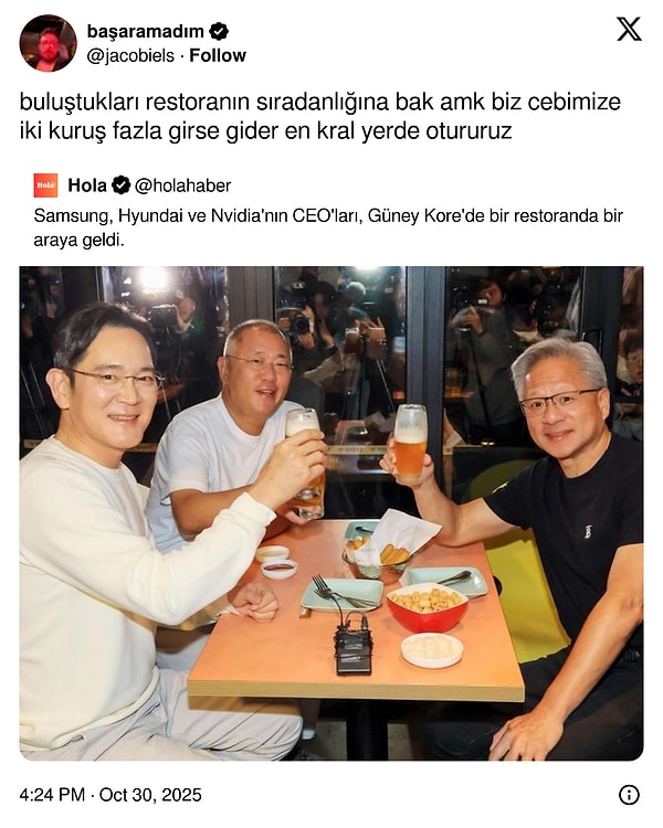 Önemli olan sohbet.