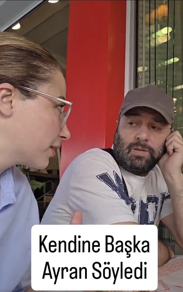 Karısı ayranından içince erkeğin verdiği tepki gündem oldu.