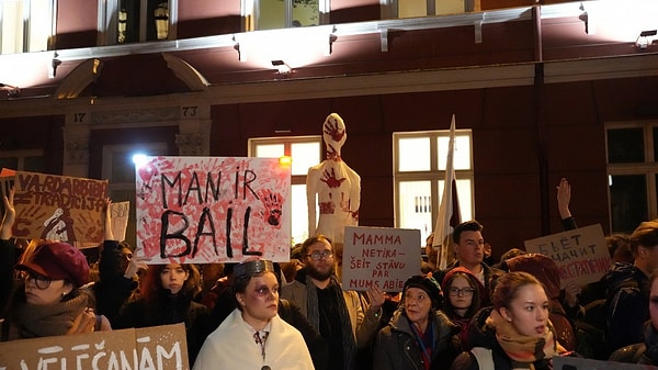 There are also protests within the country.