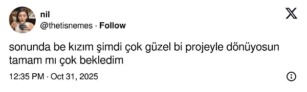 Bekliyoruz Sıla hanım!