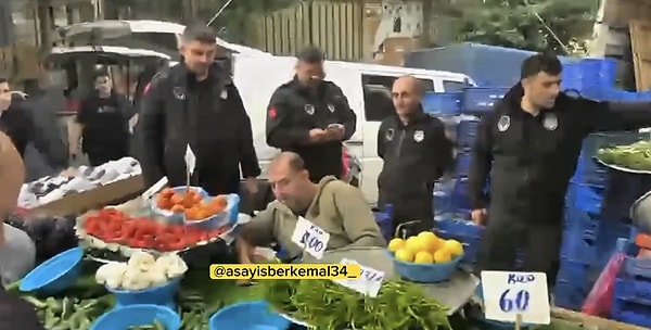 Zabıta ekipleri videonun sosyal medyada görülmesinin ardından tezgahla ilgili işlem yaptı.