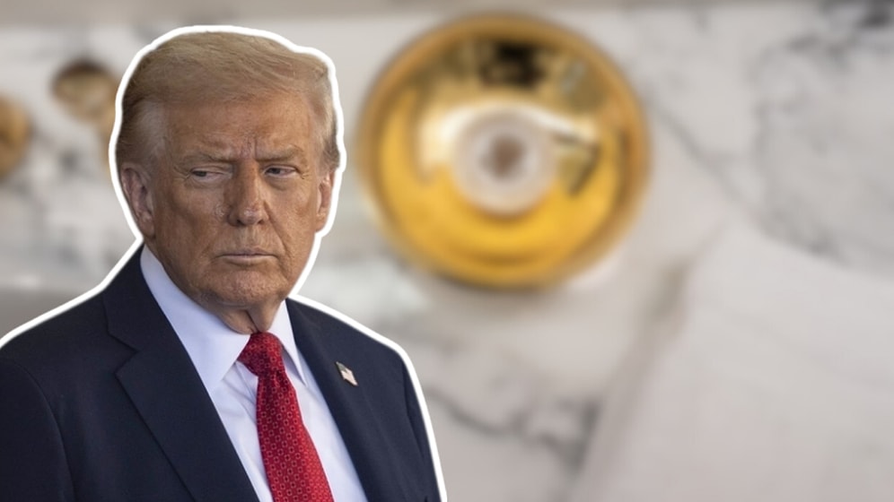 U.S. President Trump Shared His Gold-Plated Toilet
