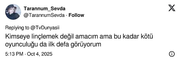 Hande Erçel'e gelen eleştirilerden bazıları: