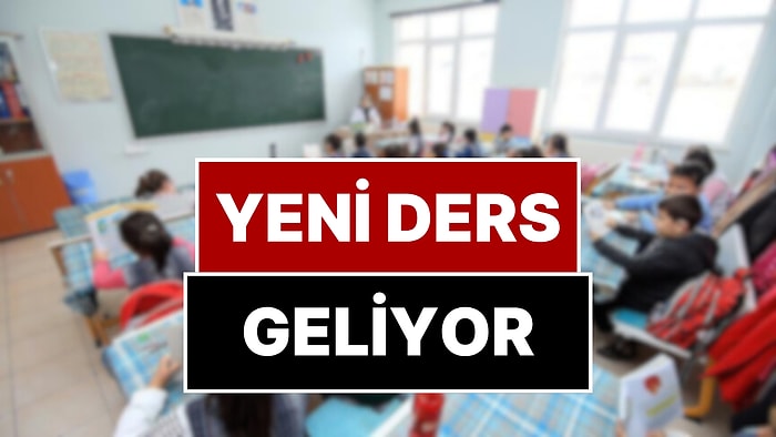 İlköğretime Yeni Ders Ekleniyor: MEB Harekete Geçti