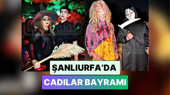 Şanlıurfa'da Halaylar Eşliğinde Kutlanan Cadılar Bayramı'ndan Görüntüler Sosyal Medyada Gündem Oldu