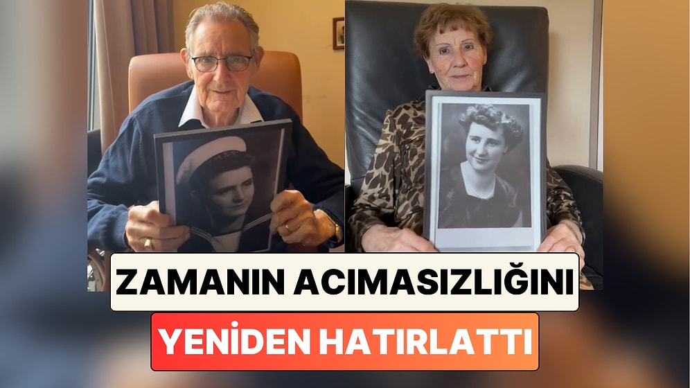 Bir Huzurevinde İnsanların Gençlik Fotoğrafları ile Verdiği Poz Zamanın Hızını Bir Kere Daha Hatırlatacak