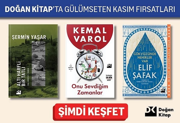 Doğan Kitap'ta öne çıkan kitaplar: