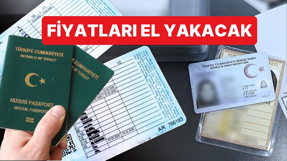 Yeniden Değerleme Oranı ile IMEI, Pasaport, Ehliyet ve Kimlik Ücretlerine Zam Geliyor