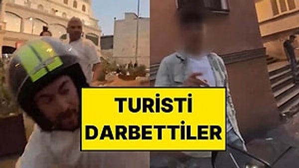 İspanyol YouTuber'ın Tarlabaşı'nda Önünün Kesildiği Anlar Saniye Saniye Kaydedildi