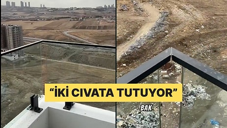 Yeni Yapılan Bir Binanın Balkon Korumalıklarını Gören İşçi Tepki Gösterdi