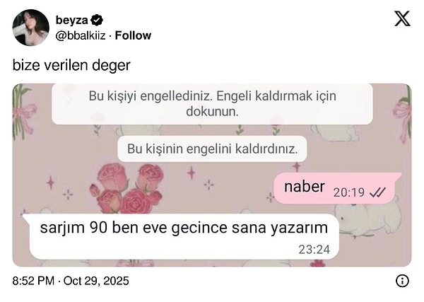 Belki de şarjı bitmiştir?