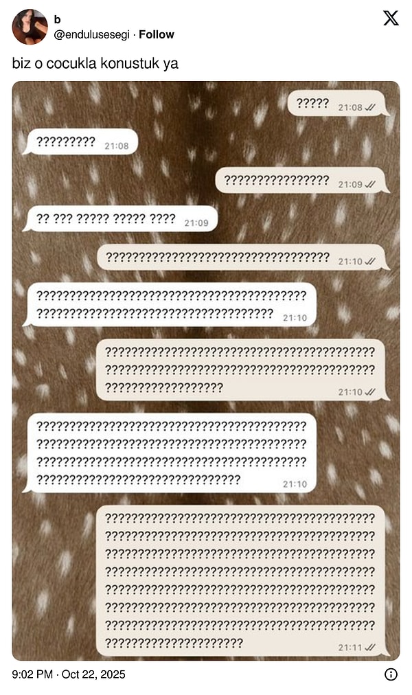 Muhabbetinize doyum olmuyor.