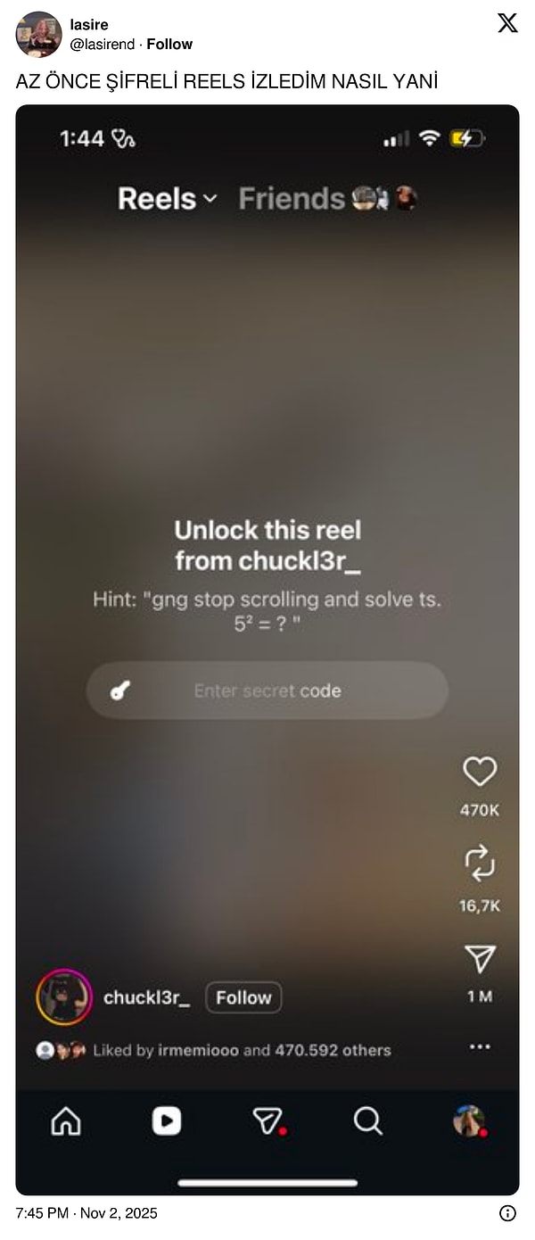 Bunu yeni keşfeden kullanıcılar şaşkınlığını gizleyemedi. 👇