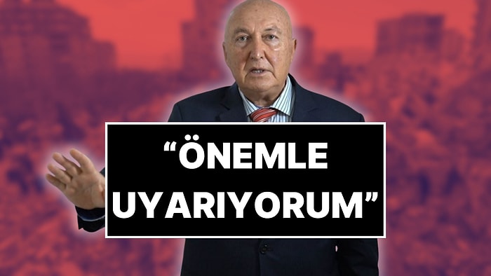 Ahmet Ercan "Önemle Uyarıyorum" Diyerek Yeni Deprem Açıklaması Yaptı