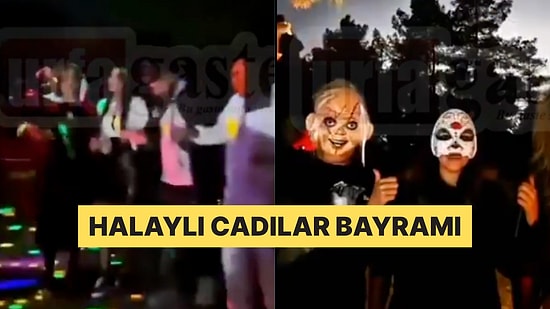 Şanlıurfa'da Gerçekleşen Cadılar Bayramı Kutlamaları Dikkat Çekti