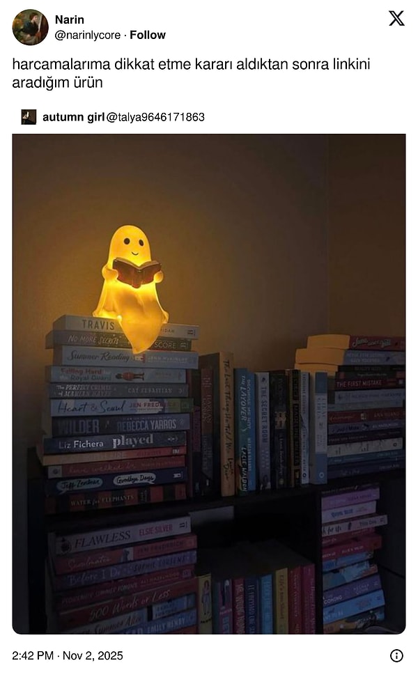 Aldıktan sonra dikkat edersin.