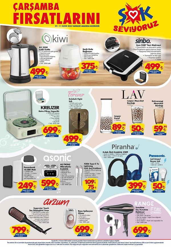 Kiwi Çelik Kettle 499 TL