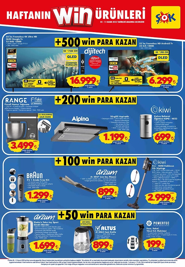 Haftanın Win Ürünleri