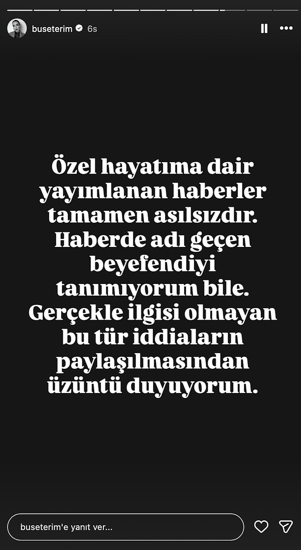 Buse Terim'in açıklaması: