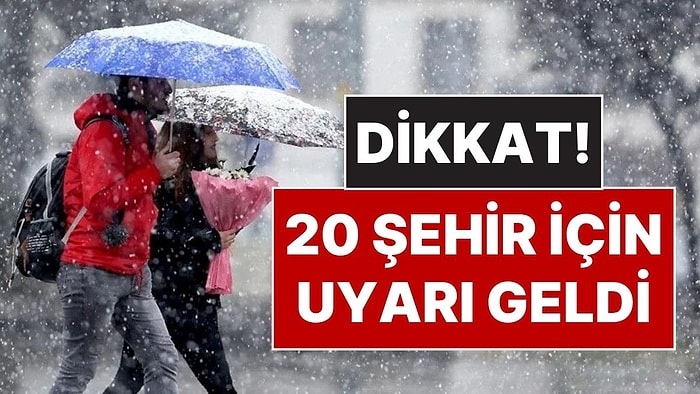 4 Kasım Salı Hava Durumu: Meteoroloji’den 20 Şehir İçin Sağanak Yağmur Uyarısı