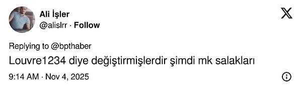 Milyonlarca dolar değerindeki eserlerin bu kadar başı boş bir şekilde "korunması" X'te kullanıcıların diline düştü.