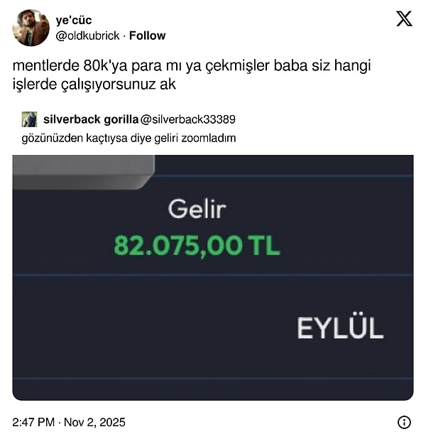 X'te sıradan bir maaş tartışması günüydü.