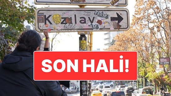 Yeni Tabela Asılmıştı: Ankara’da Viral Olan Kızılay Tabelası