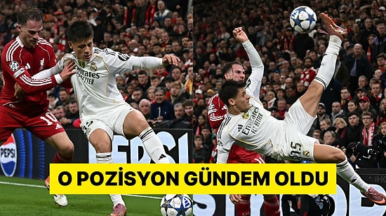 Milli Futbolcu Arda Güler'in Liverpool Maçında Yaptığı Akrobatik Hareket Viral Oldu