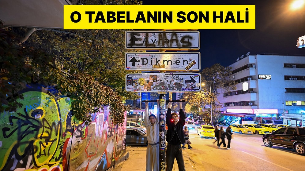 Ankaralı Gençlerin Uğrak Yeri Kızılay Tabelasının Son Hali Görüntülendi