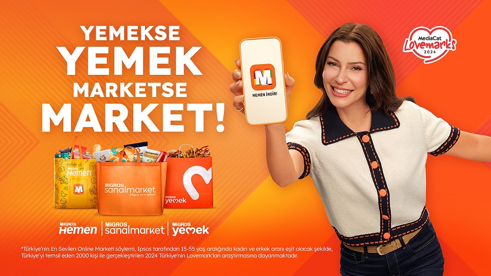 Migros One’dan Yeni Kampanya: Yemekse Yemek, Marketse Market "Migros’la Yaşayacağım!"