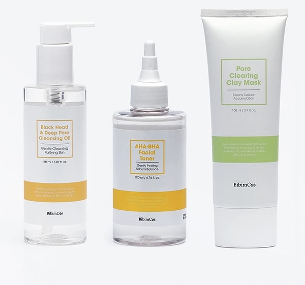 Bibimcos Fiddy Method 3lü Gözenek Temizleme ve Bakım Seti New Version