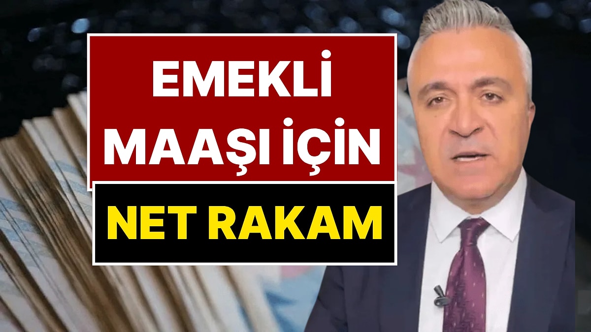 Özgür Erdursun En Düşük Emekli Maaşının Ne Kadar Olacağını Açıkladı