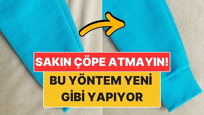 Sakın Çöpe Atmayın! Kazaklardaki Bu Tiftikleri Anında Temizleyen Bir Teknik Var