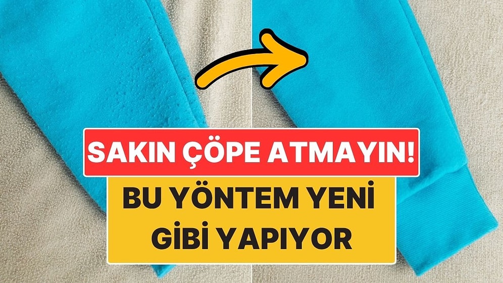 Sakın Çöpe Atmayın! Kazaklardaki Bu Tiftikleri Anında Temizleyen Bir Teknik Var