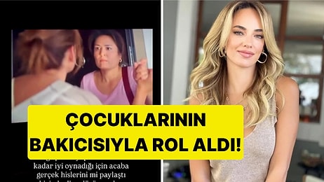 Seda Bakan, Gelin Takımı 2'de Kızlarının Bakıcısıyla Beraber Rol Aldı!