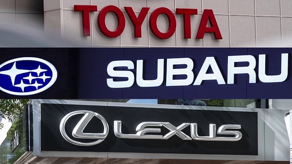1.024.407 adet Toyota, Lexus ve Subaru marka araç geri çağırıldı.