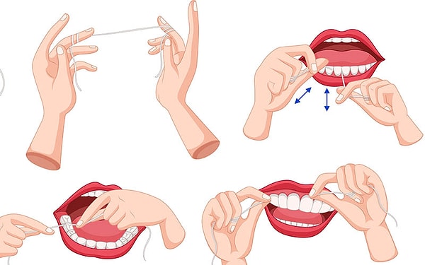 4. Diş ipiyle aran nasıl peki?
