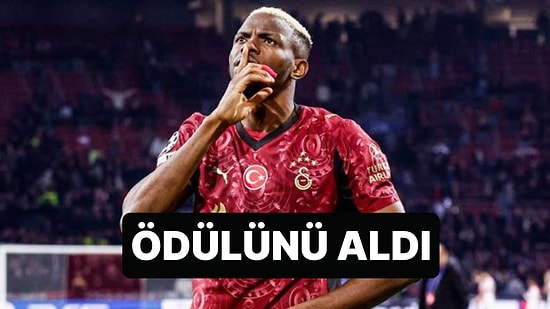 Ajax Maçında Galatasaray'a 3 Puanı Getiren Victor Osimhen, Haftanın Takımına Seçildi