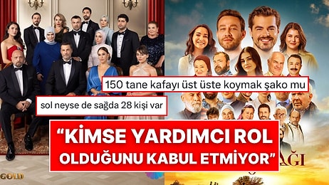 Türk Dizilerinde Afişte Tüm Oyuncuların Yer Alması ve Yardımcı Oyuncu Olmayı Kabul Etmemesi X’te Konu Oldu