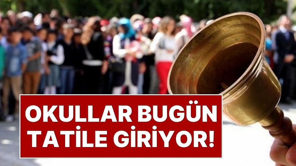 MEB Ara Tatil Ne Zaman: Öğrencilerin Beklediği Gün Geldi, Okullar Bugün Ara Tatile Giriyor