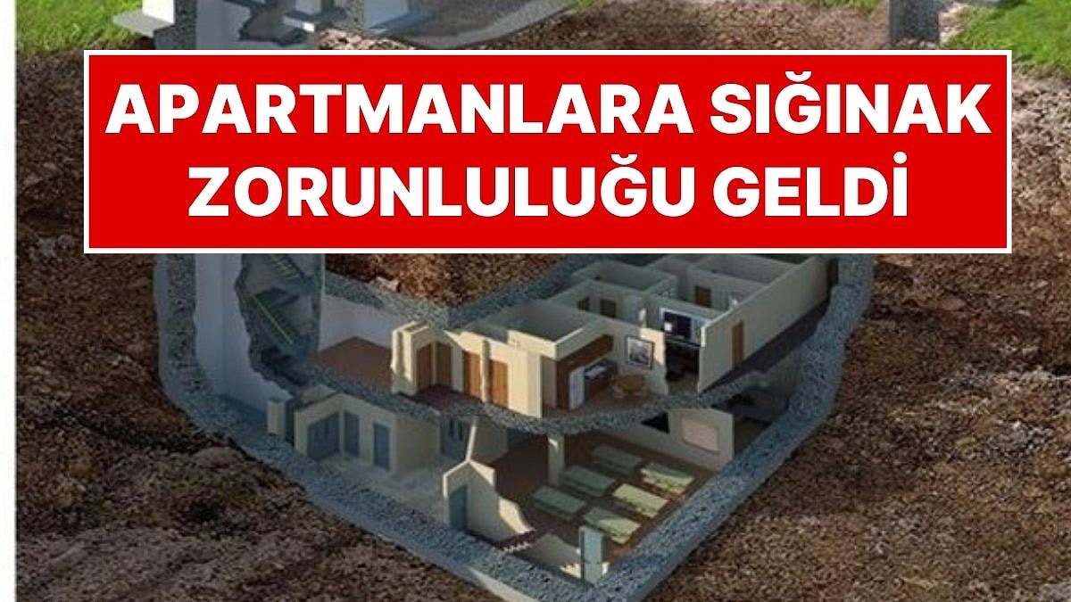 Bakan Murat Kurum Açıkladı: Sığınak Yönetmeliği Değişti, Binalara Sığınak Zorunluluğu Getirildi