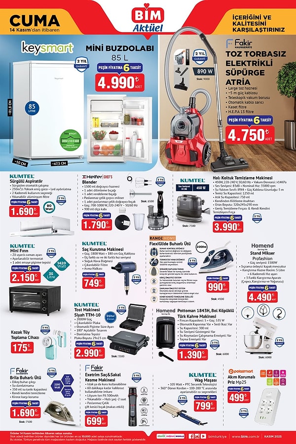 Keysmart Mini Buzdolabı 4.990 TL